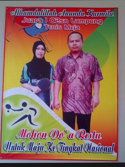 Siswi SMK Muhammadiyah 3 Metro Juara 1 O2SN Tingkat Provinsi Lampung