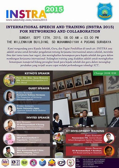 International Speech and Training (INSTRA 2015) For Networking and Collaboration